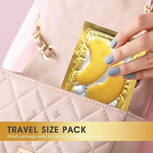 Under Eye Patches, 24K Gold Under Eye Patches for Puffy Eyes, Reduce Wrinkles and Fine Lines with Eye Patches for Puffy Eyes, Revitalize and Refresh your Skin