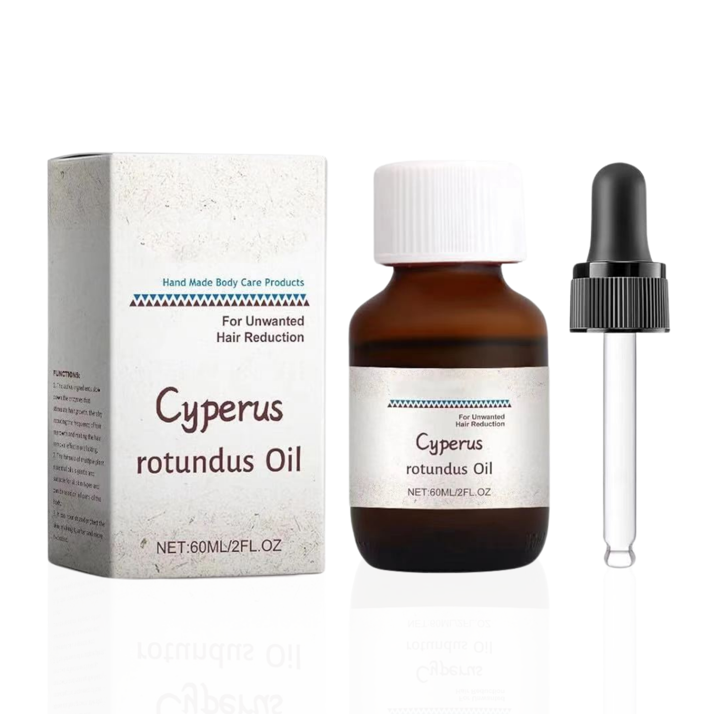 Cyperus Rotundus Oil, Cyperus Rotundus Oil for Reducing Body Hair Growth, Natural Pure Cyperus Oil (2pcs)