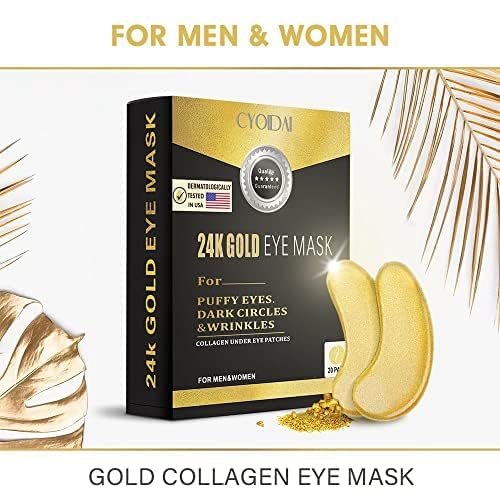 Under Eye Patches, 24K Gold Under Eye Patches for Puffy Eyes, Reduce Wrinkles and Fine Lines with Eye Patches for Puffy Eyes, Revitalize and Refresh your Skin